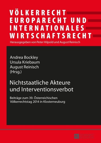 Nichtstaatliche akteure und - akteure,