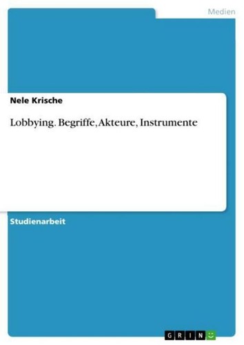 Lobbying begriffe akteure - lobbying., begriffe,