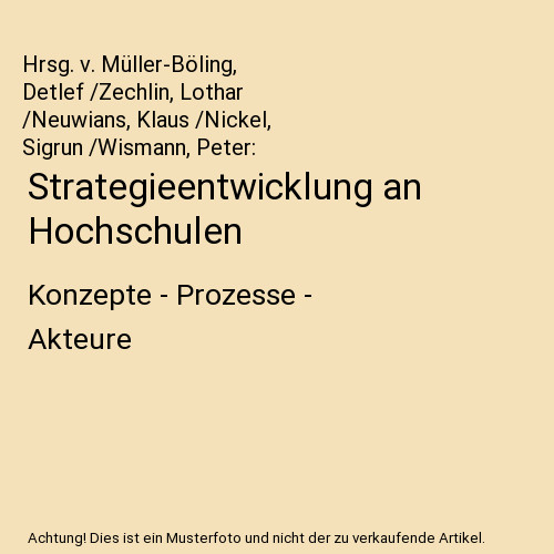Strategieentwicklung - , an