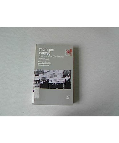 Thüringen 1989 akteure - thüringen, 1989/90: