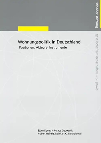 Wohnungspolitik - , in
