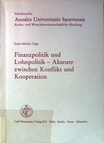 Finanzpolitik und lohnpolitik - finanzpolitik,