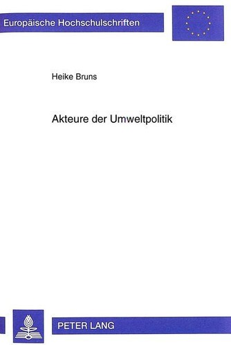 Akteure der umweltpolitik - umweltpolitik,