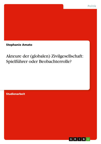 Akteure der - , (globalen)