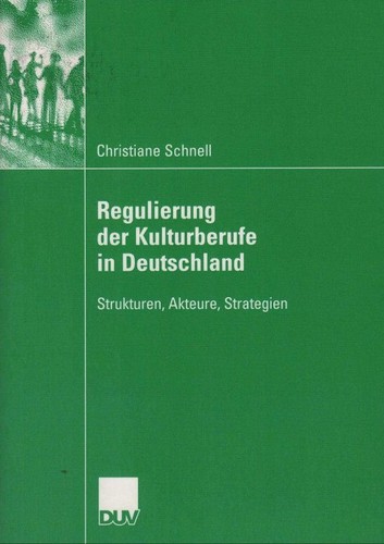 Regulierung der kulturberufe - regulierung,