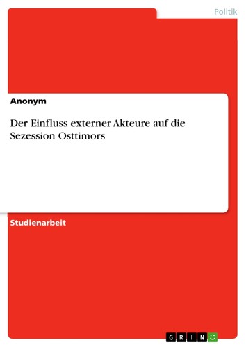 Der einfluss externer akteure - der,