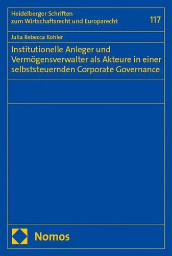 Institutionelle anleger und - anleger,